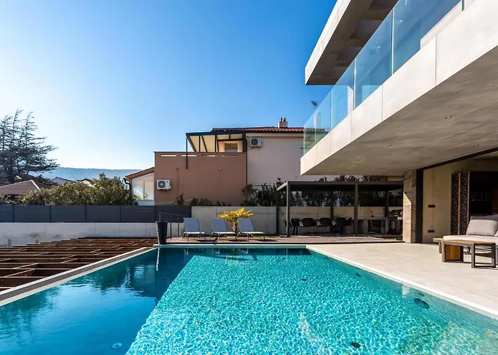 Lovely Home In Baska With Sauna Semesterbostad
